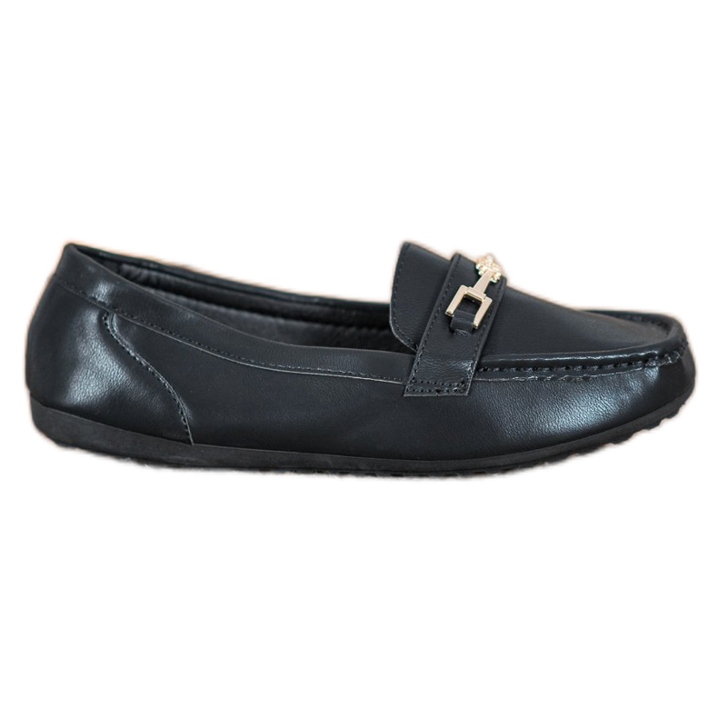 Fama Mocasines negros elegantes