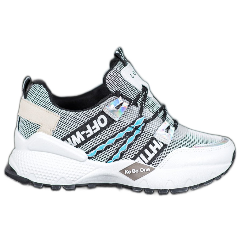 Bona Zapatillas Love Mesh blanco negro