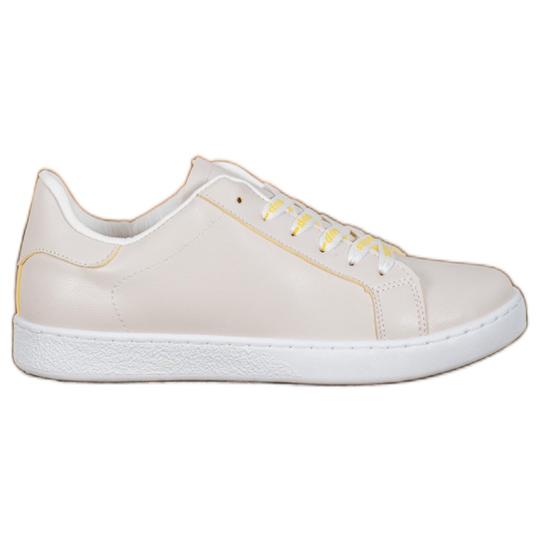 SHELOVET Calzado superdeportivo marrón amarillo