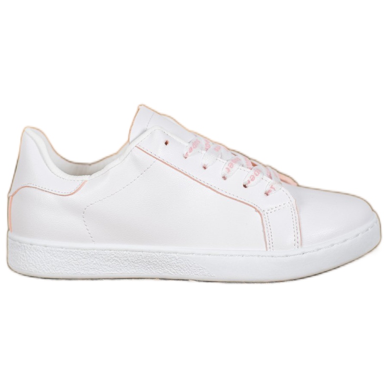 SHELOVET Calzado superdeportivo blanco rosado