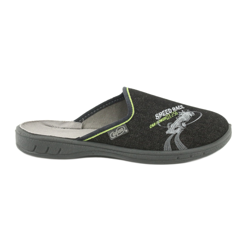 Zapato infantil color befado 707Y405 negro gris verde