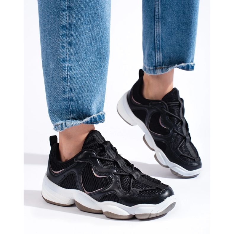 Kylie Zapatillas negras con estilo negro