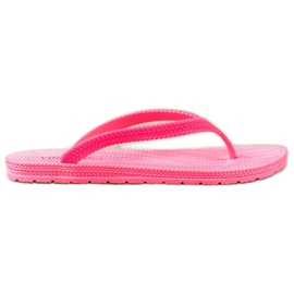 Chanclas VINCEZA trenzadas rosado