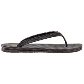 Chanclas VINCEZA trenzadas negro