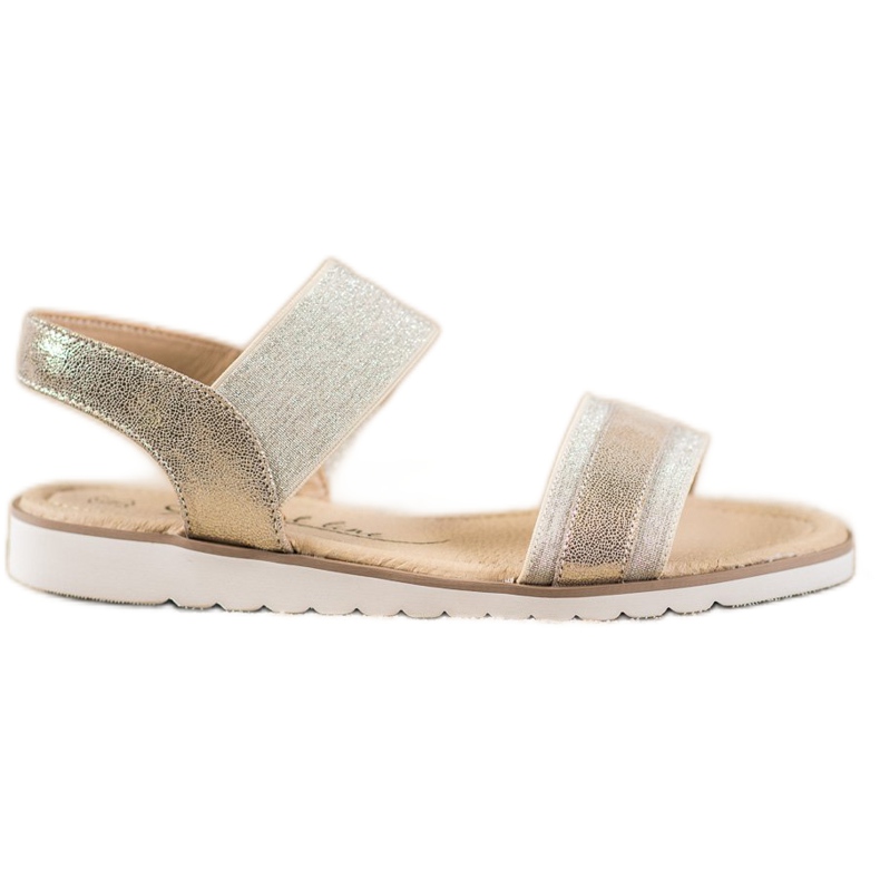Filippo Sandalias sin cordones con purpurina dorado