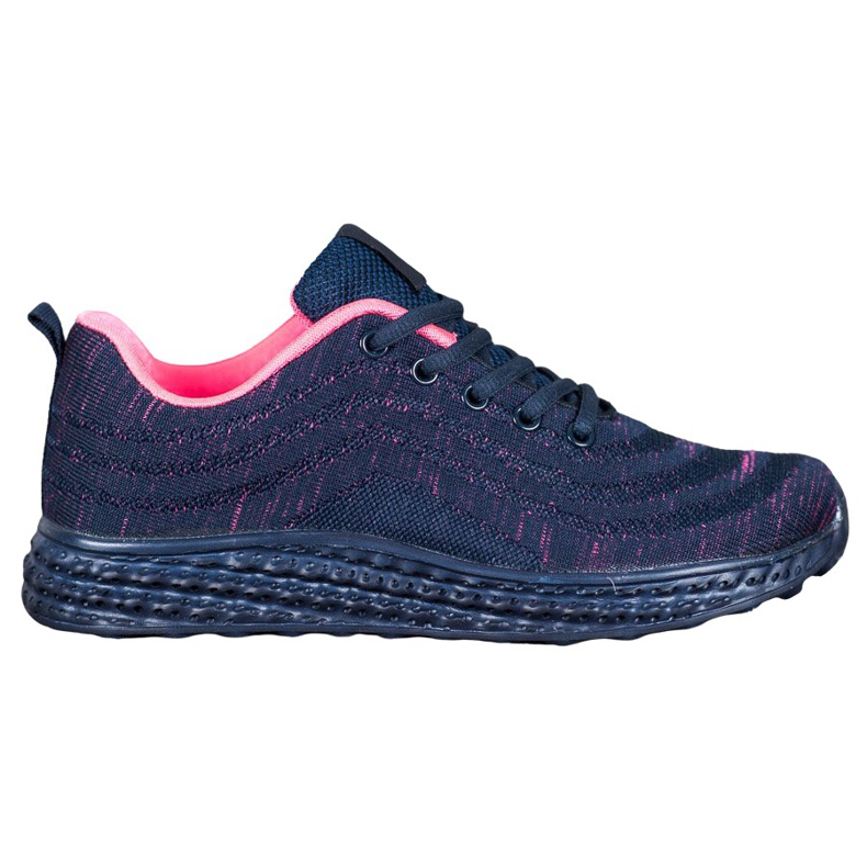 Bona Calzado Textil Ligero azul marino rosado
