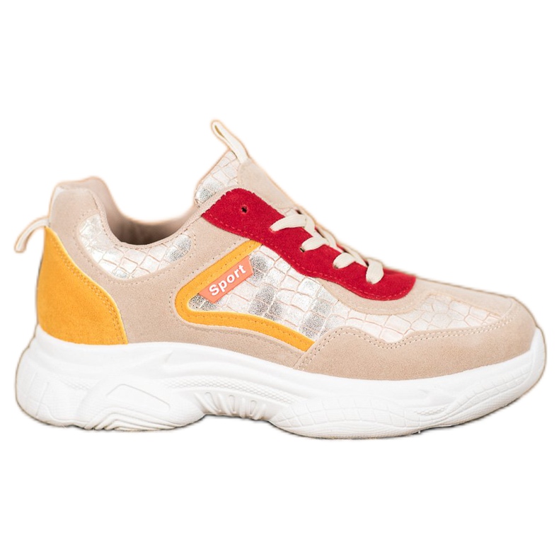 SHELOVET Zapatillas deportivas de gamuza multicolor