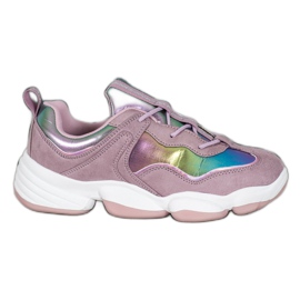 Kylie Zapatos deportivos con estilo violeta multicolor