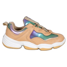 Kylie Calzado deportivo con estilo beige multicolor Kylie Calzado deportivo con estilo beige multicolor