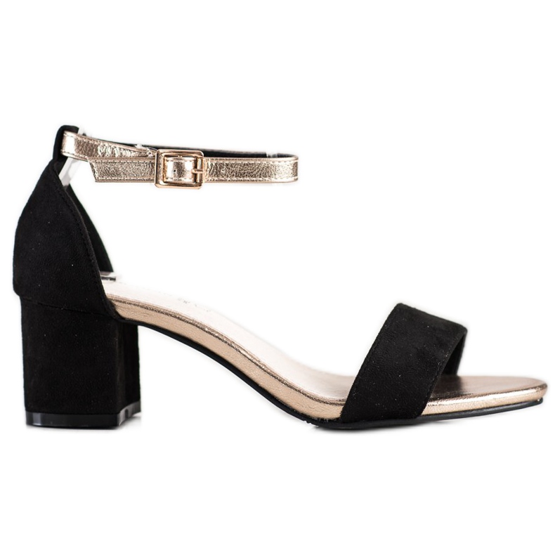 Goodin Sandalias elegantes en una barra negro