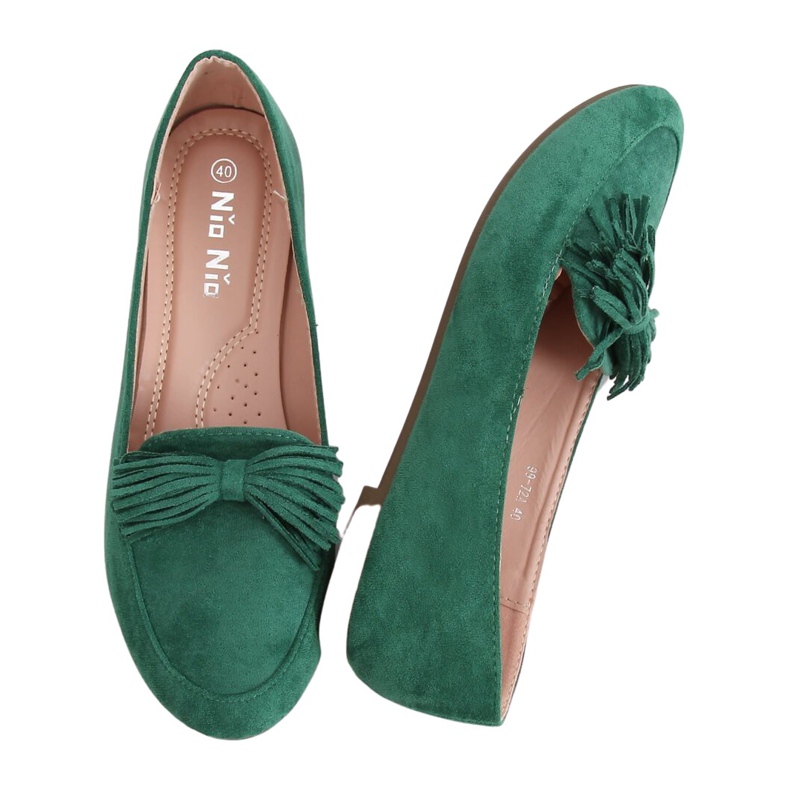 Verde Mocasines de mujer 99-72A Verde Verde Mocasines de mujer 99-72A Verde