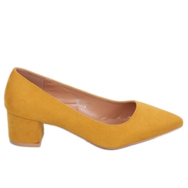Salón con tacón bajo miel 3837 Amarillo