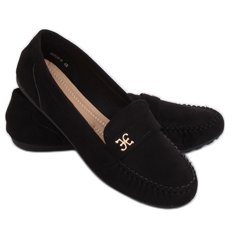 Black Mocasines negros de mujer B2020 Black Black Mocasines negros de mujer B2020 Black