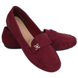 Mocasines de mujer burdeos B2020 Wine rojo
