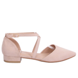 Bailarinas de corte beige S-880 Beige
