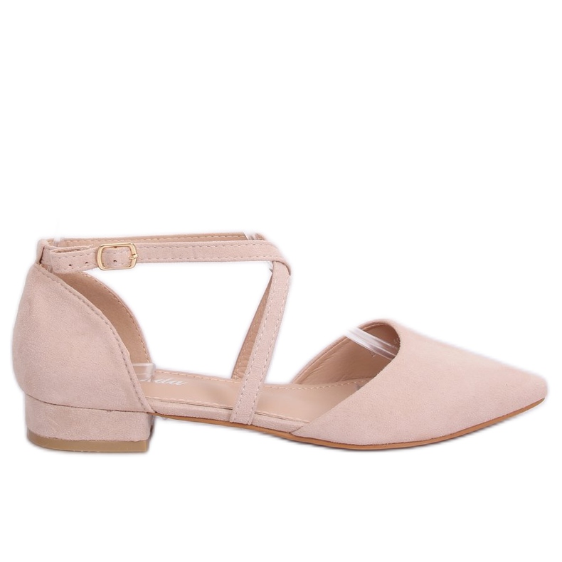 Bailarinas de corte beige S-880 Beige
