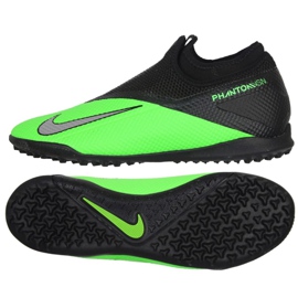 Zapatillas de fútbol Nike Phantom Vsn 2 Academy Df Tf M CD4172 306 negro multicolor