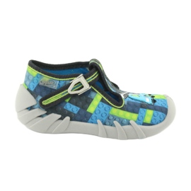 Calzado infantil befado 110P368 azul gris verde Calzado infantil befado 110P368 azul gris verde