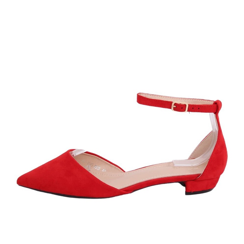 Bailarinas de corte rojo MM-795 Rojo