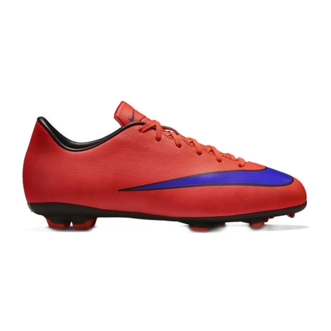 Zapatillas de fútbol Nike Mercurial Victory V Fg Jr 651634-650 rojo naranjas y tintos Zapatillas de fútbol Nike Mercurial Victory V Fg Jr 651634-650 rojo naranjas y tintos