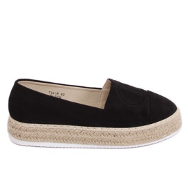 Alpargatas de mujer negras T341P Negra negro Alpargatas de mujer negras T341P Negra negro