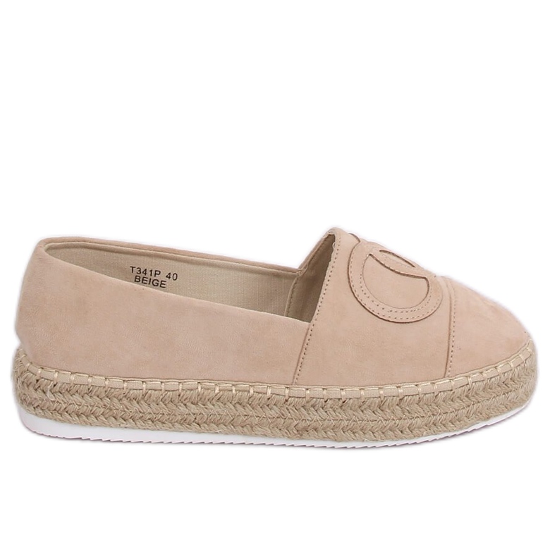 Alpargatas beige para mujer T341P Beige