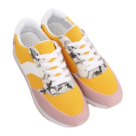 Zapatillas deportivas de mujer BL203 Amarillo multicolor