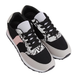 Zapatillas deportivas de mujer BL203 Black negro multicolor