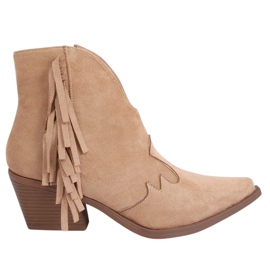 Botas de vaquero beige para mujer NC999 Beige