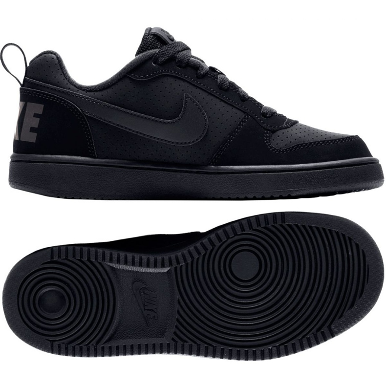 Nike Court Borough Low Gs 839985001 negro