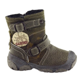 Botas de cuero para niños 91543 Verde Bartek Botas de cuero para niños 91543 Verde Bartek