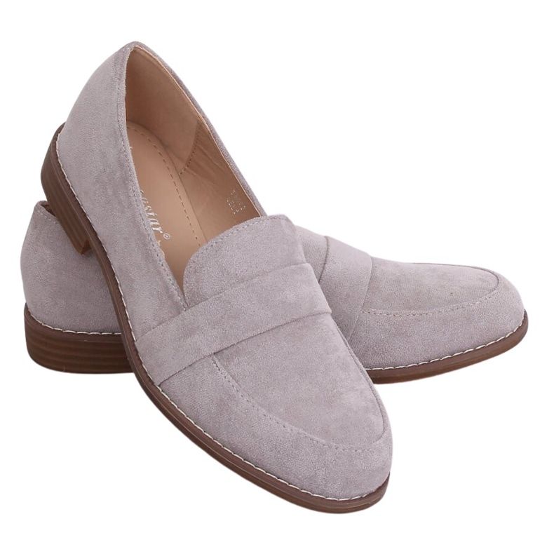 Gris Mocasines grises de mujer T366P Gris Gris Mocasines grises de mujer T366P Gris