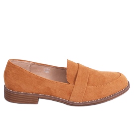Mocasines para mujer camel T366P Camel marrón