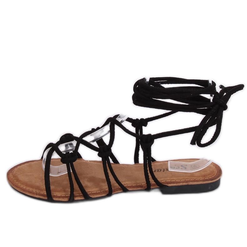 Sandalias romanas negras CK152P Negro Sandalias romanas negras CK152P Negro