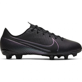 Zapatos de fútbol Nike Mercurial Vapor 13 Academy FG / MG Jr AT8123 010 gris negro