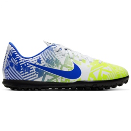 Zapatos de fútbol Nike Mercurial Vapor 13 Club Njr Tf Jr CV9353 104 blanco multicolor