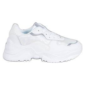 SHELOVET Zapatillas ligeras blanco