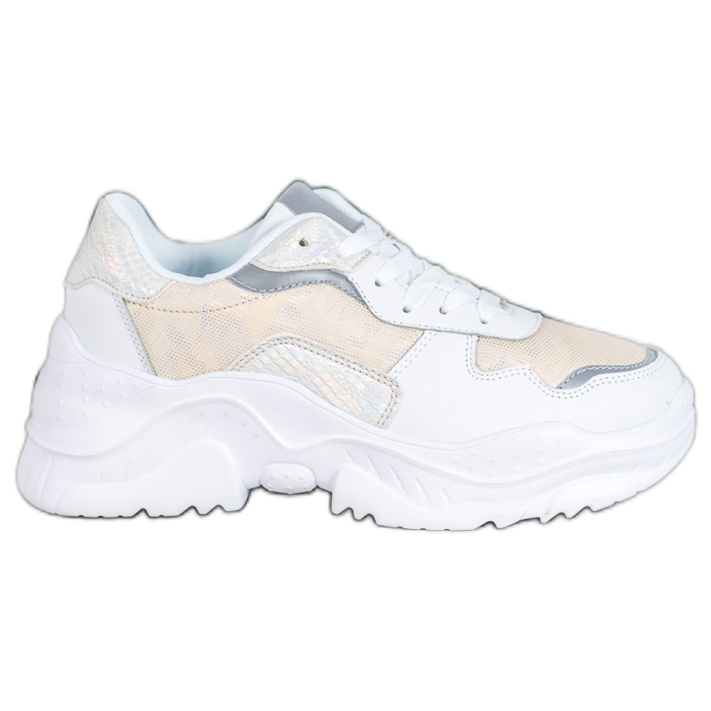 SHELOVET Zapatillas ligeras blanco