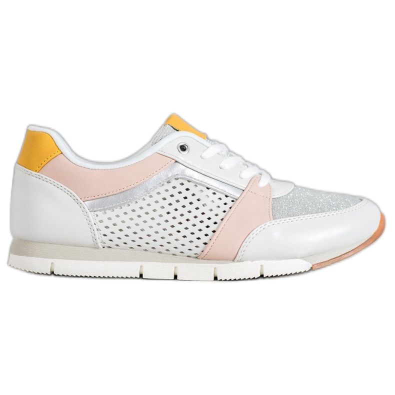 Kylie Calzado deportivo calado blanco