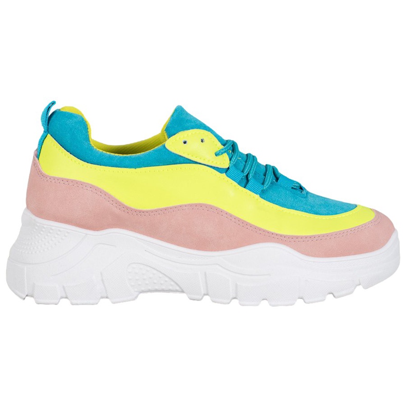 SHELOVET Zapatillas de colores multicolor