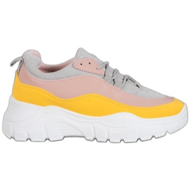 SHELOVET Zapatillas de colores multicolor