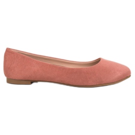 Best Shoes Bailarinas de ante rosado