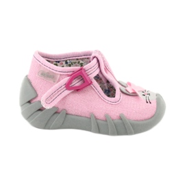 Calzado infantil befado 110P374 rosado gris