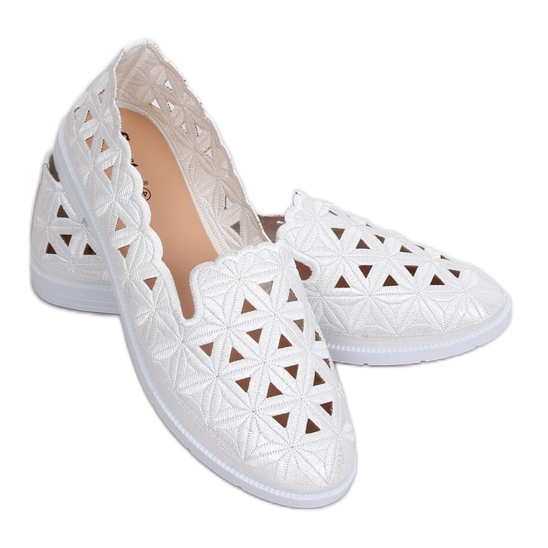 Bailarinas caladas blancas JX79P Blanco