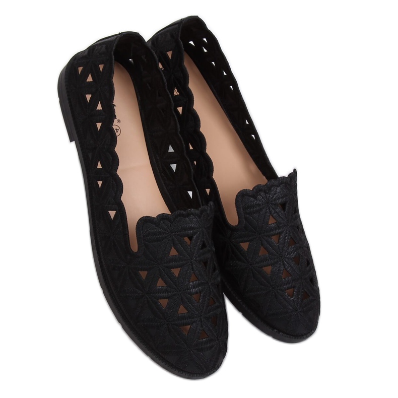 Bailarinas caladas negras JX79P Negro