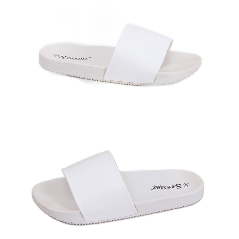 Pantuflas blancas mujer blancas CK79P Blanco Pantuflas blancas mujer blancas CK79P Blanco