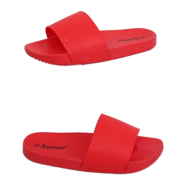Rojo Pantuflas rojas de mujer CK79P Rojo Rojo Pantuflas rojas de mujer CK79P Rojo