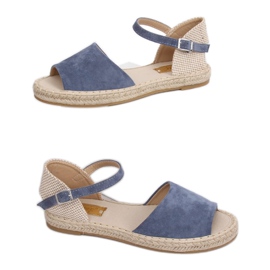 Alpargatas de corte azul BB28P marrón