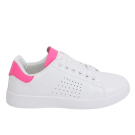 Zapatillas de mujer blancas y rosas LV101P Peach blanco