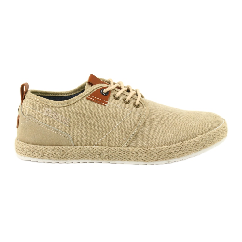 Alpargatas de hombre Big Star FF174153 encaje marrón